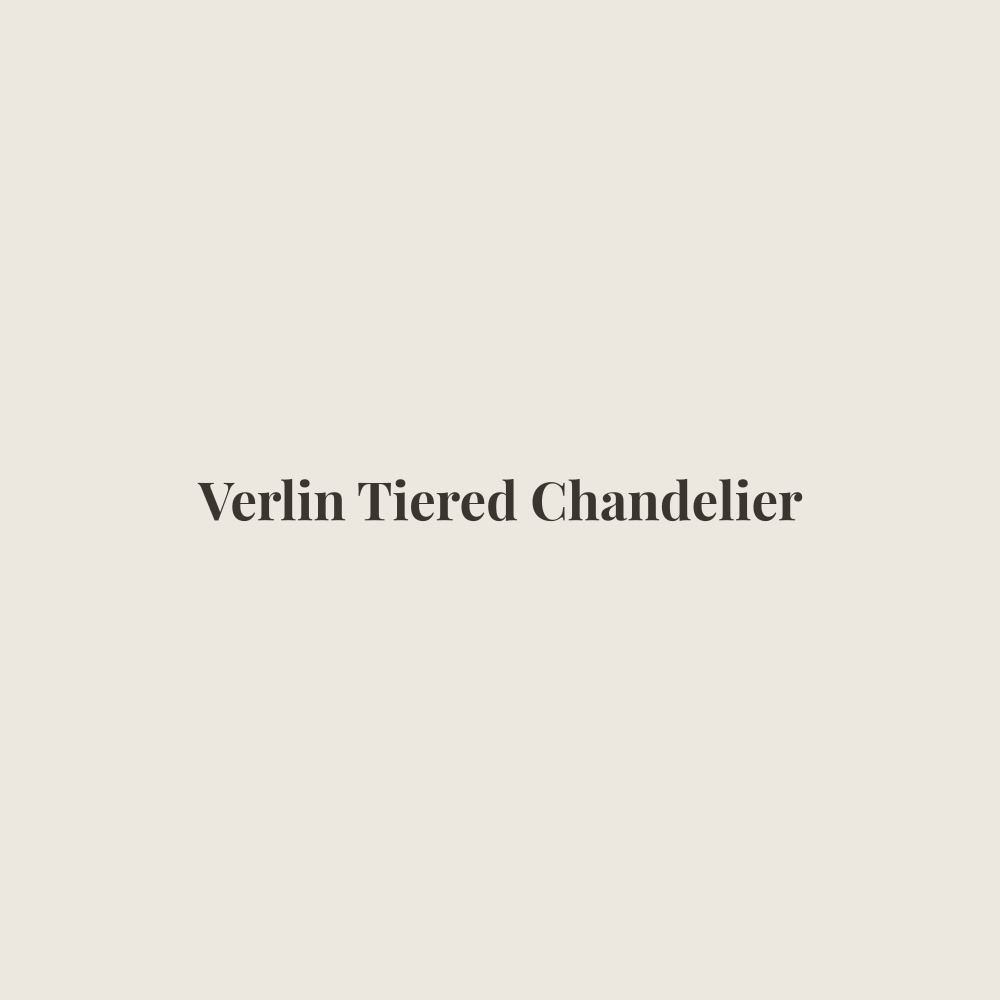 Verlin Tiered Chandelier