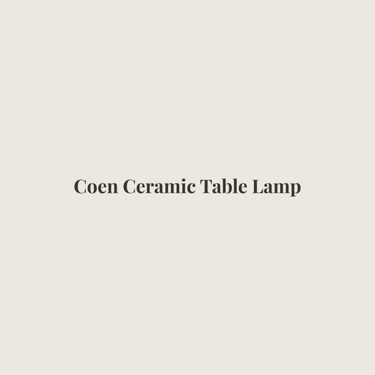 Coen Ceramic Table Lamp