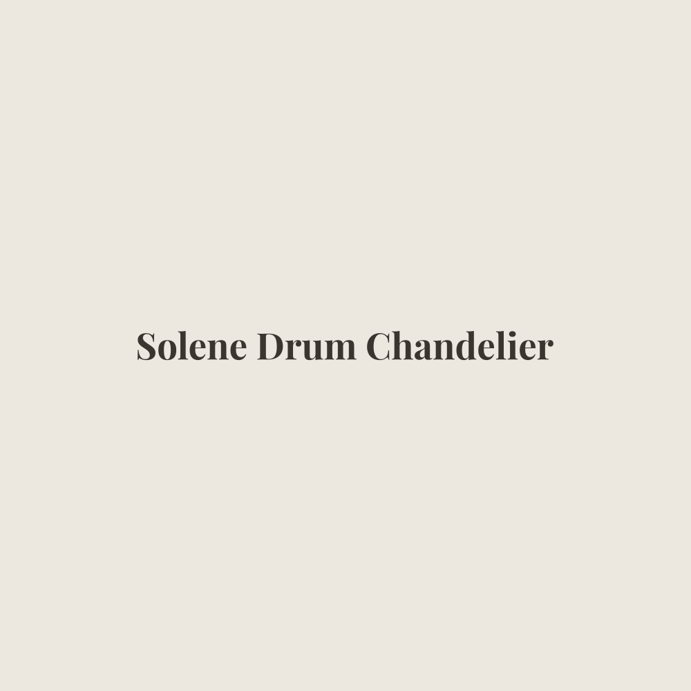 Solene Drum Chandelier