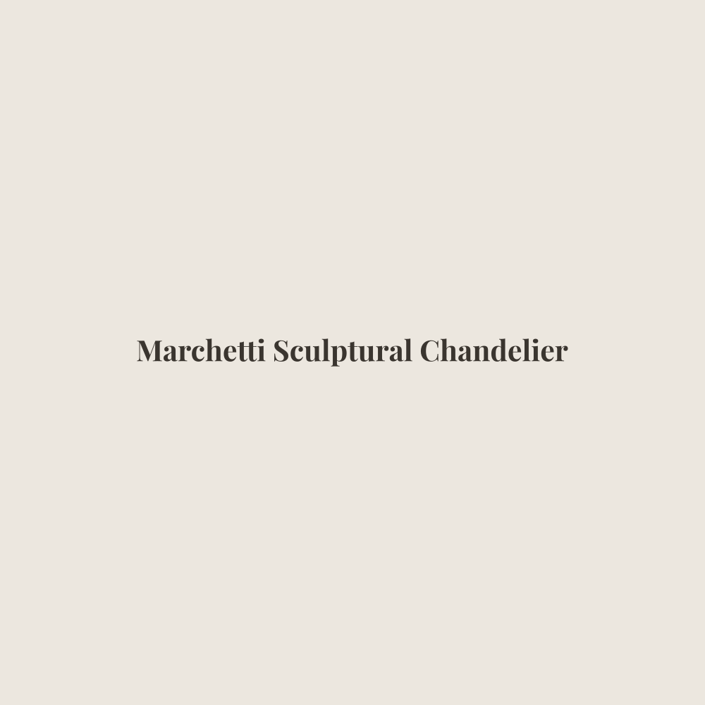 Marchetti Sculptural Chandelier