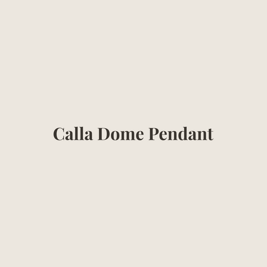 Calla Dome Pendant
